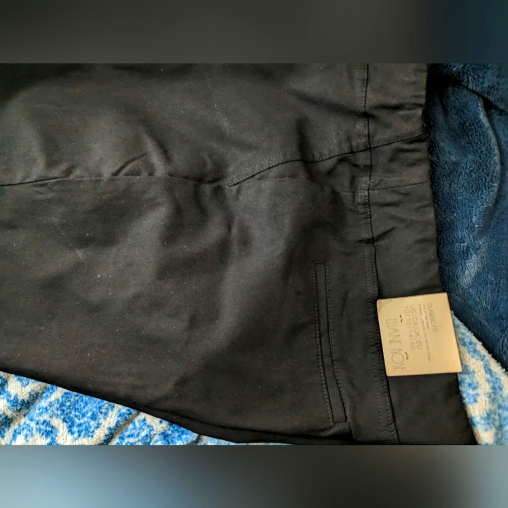 Elaine Rose : not mine if iSlimming bi-stretch straight-leg pantFlat-front pant